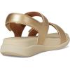 FitFlop womens F-mode Go Adjustable Flatform Back-strap Sandals(Platino)