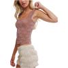 Free People Womens Love Letter Cami(Cinnamon Stick)