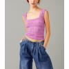 Free People Womens Love Letter Cami(Violet)