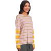 Free People Womens Nina Stripe Long Sleeve(Lilac Combo)