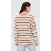 Free People Womens Nina Stripe Long Sleeve(Neutral Combo)