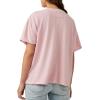 Free People Women’s Nina Tee(Silver Pink)