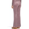Juicy Couture Womens Heritage Low Rise Snap Pocket Easy Fit Track Pants(Moonscape)