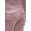 Juicy Couture Womens Heritage Low Rise Snap Pocket Easy Fit Track Pants(Moonscape)