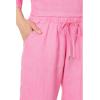 Lilly Pulitzer Women’s Brawley Linen Crop Pants(Confetti Pink)