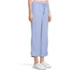 Lilly Pulitzer Women’s Brawley Linen Crop Pants(Jacaranda Blue)