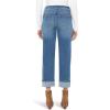 Liverpool Womens Marley Mid-Rise Girlfriend Cuffed Jeans 30″ Uncuffed/ 27″ Cuffed Inseam(Campus)