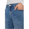 Liverpool Womens Marley Mid-Rise Girlfriend Cuffed Jeans 30″ Uncuffed/ 27″ Cuffed Inseam(Campus)