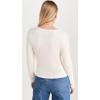 Madewell Women’s Reg Length V Neck(Antique Cream)