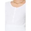 Madewell Women’s Waffle Henley(Eyelet White)