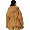 Norma Kamali womens Hooded Sleeping Bag Jacket W/Drawstrings(Woods)