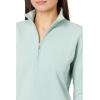 TravisMathew womens Cloud 1/2 Zip(Ether)