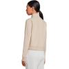 TravisMathew womens Cloud 1/2 Zip(Heather Natural)