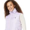 U.S. POLO ASSN. Cropped Puffer Vest(Pastel Lilac)