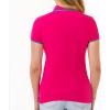 U.S. Polo Assn. Women’s Classic Stretch Pique Polo Shirt(Beetroot Purple)