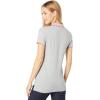 U.S. Polo Assn. Women’s Classic Stretch Pique Polo Shirt(Heather Grey)