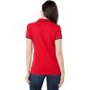 U.S. Polo Assn. Women’s Classic Stretch Pique Polo Shirt(Racing Red)