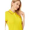 U.S. Polo Assn. Women’s Classic Stretch Pique Polo Shirt(Scoring Yellow)