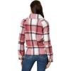 Zip-Front Printed Jacket by Avec Les Filles(Cranberry/Cream Plaid)