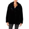 [BLANKNYC] Womens Faux Fur Coat(Black)