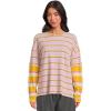 Free People Womens Nina Stripe Long Sleeve(Lilac Combo)