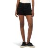 KUT from the Kloth Jane High-Rise Long Shorts w/Fray Hem(Black Jm)