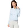 TravisMathew womens Cloud 1/2 Zip(Heather Kentucky Blue)