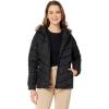 U.S. POLO ASSN. Faux Fur Hood Puffer Jacket(Black)