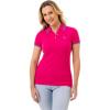 U.S. Polo Assn. Women’s Classic Stretch Pique Polo Shirt(Beetroot Purple)