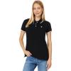 U.S. Polo Assn. Women’s Classic Stretch Pique Polo Shirt(Black)