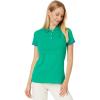 U.S. Polo Assn. Women’s Classic Stretch Pique Polo Shirt(Deep Green)