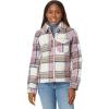 Zip-Front Printed Jacket by Avec Les Filles(Navy/Pink/Cream Plaid)