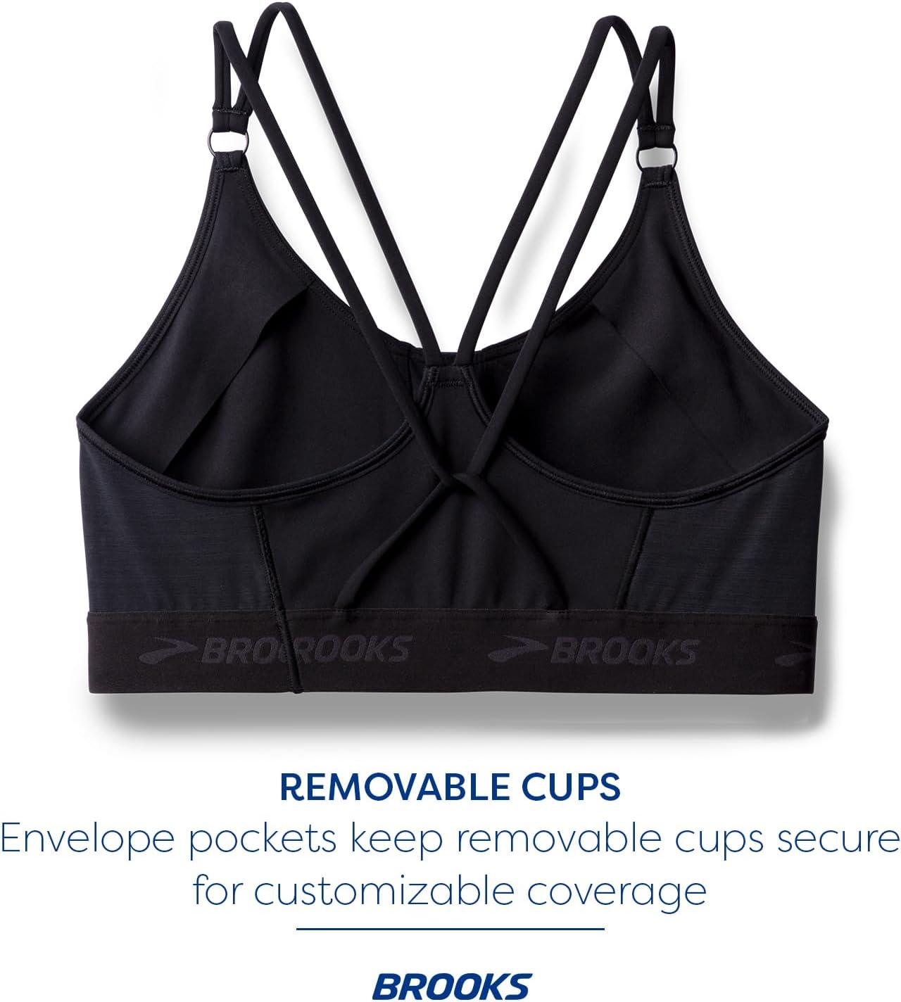 imageBrooks Womens Plunge 30 Sports Bra for Running Workouts ampamp SportsBlack