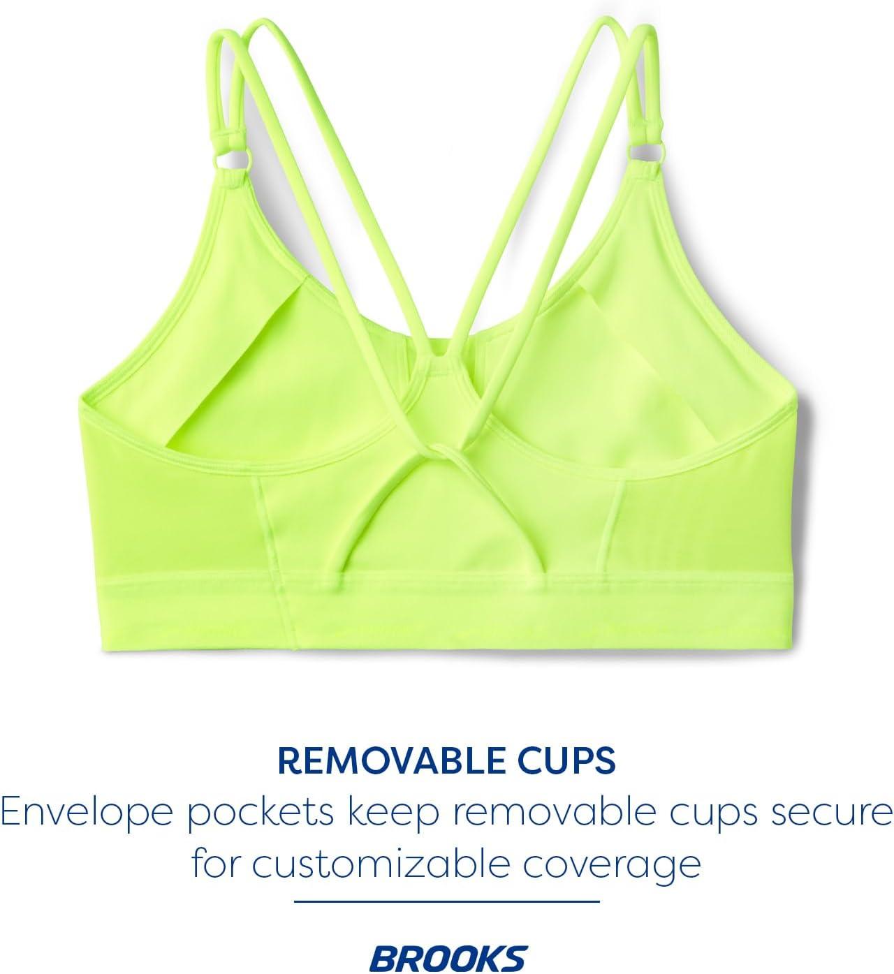 imageBrooks Womens Plunge 30 Sports Bra for Running Workouts ampamp SportsNeo Yellow