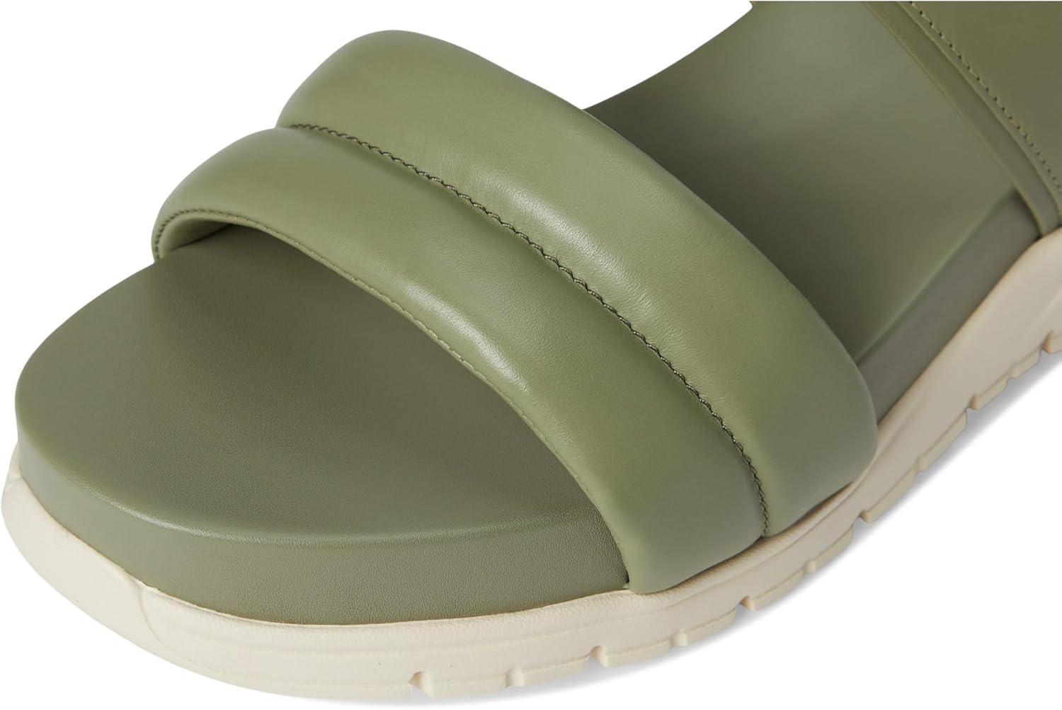 imageCole Haan Womens Zerogrand Double Band Slide SandalsOil GreenIvory