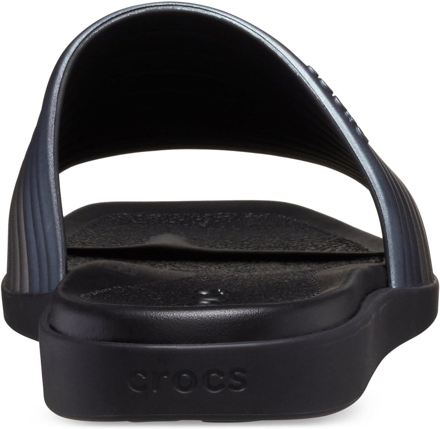 imageCrocs Womens Miami Slide SandalMetallic Black