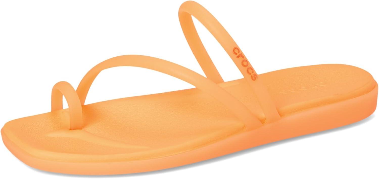 imageCrocs Womens Miami Toe Loop SandalsOrangesicle