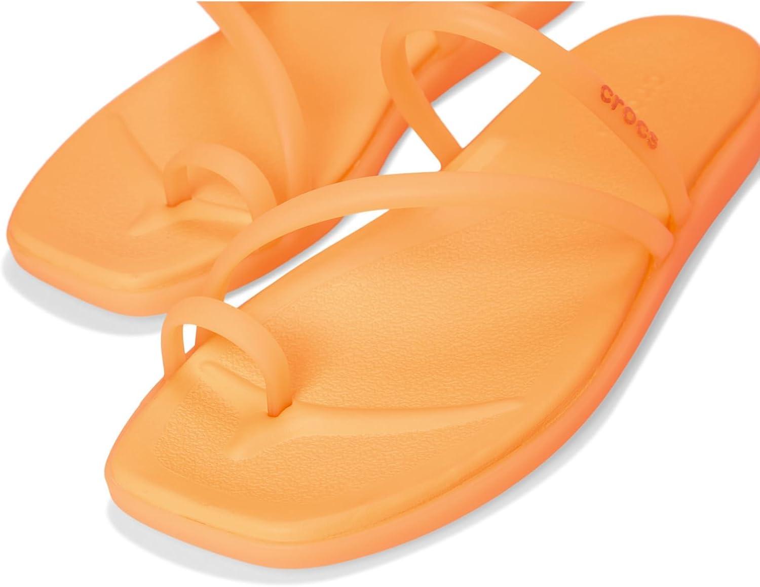 imageCrocs Womens Miami Toe Loop SandalsOrangesicle