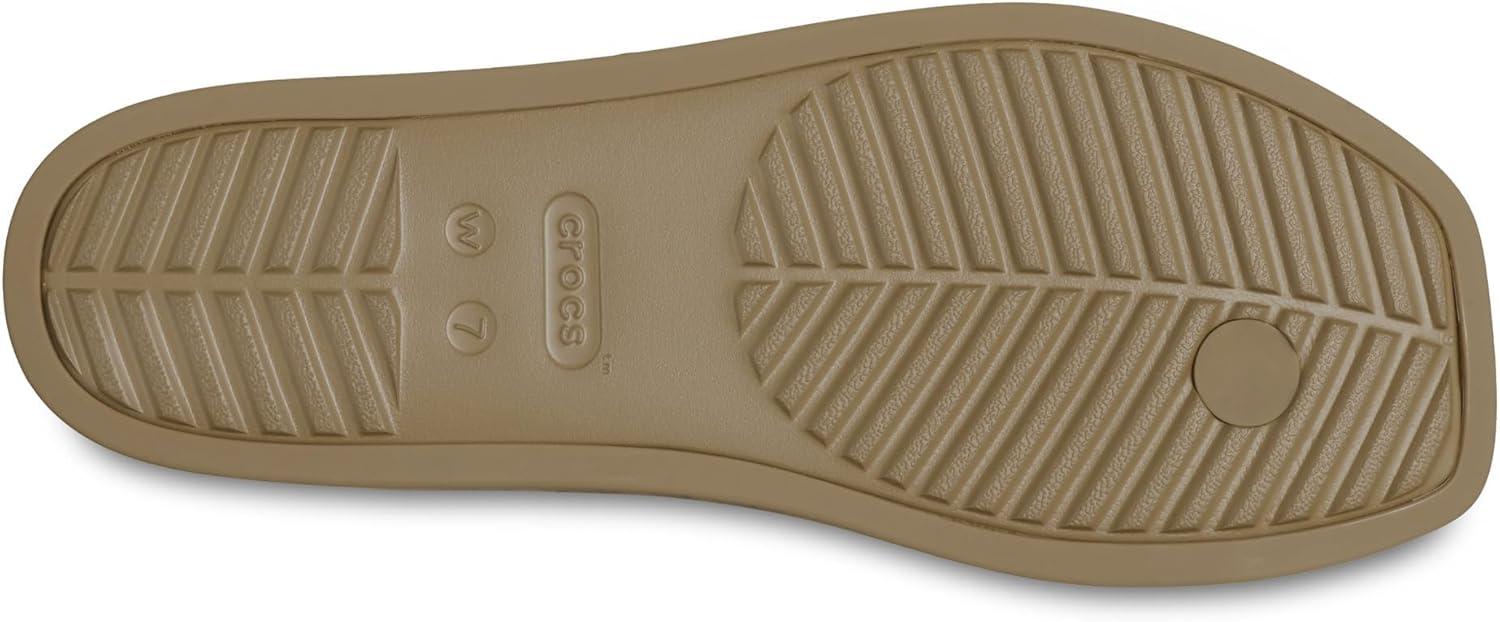 imageCrocs Womens Miami Toe Loop SandalsSepia Metallic