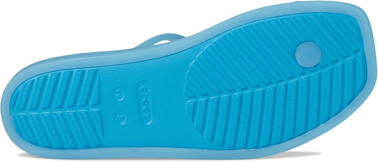 imageCrocs Womens Miami Toe Loop SandalsTinted Glass