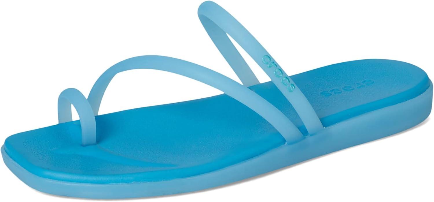 imageCrocs Womens Miami Toe Loop SandalsTinted Glass