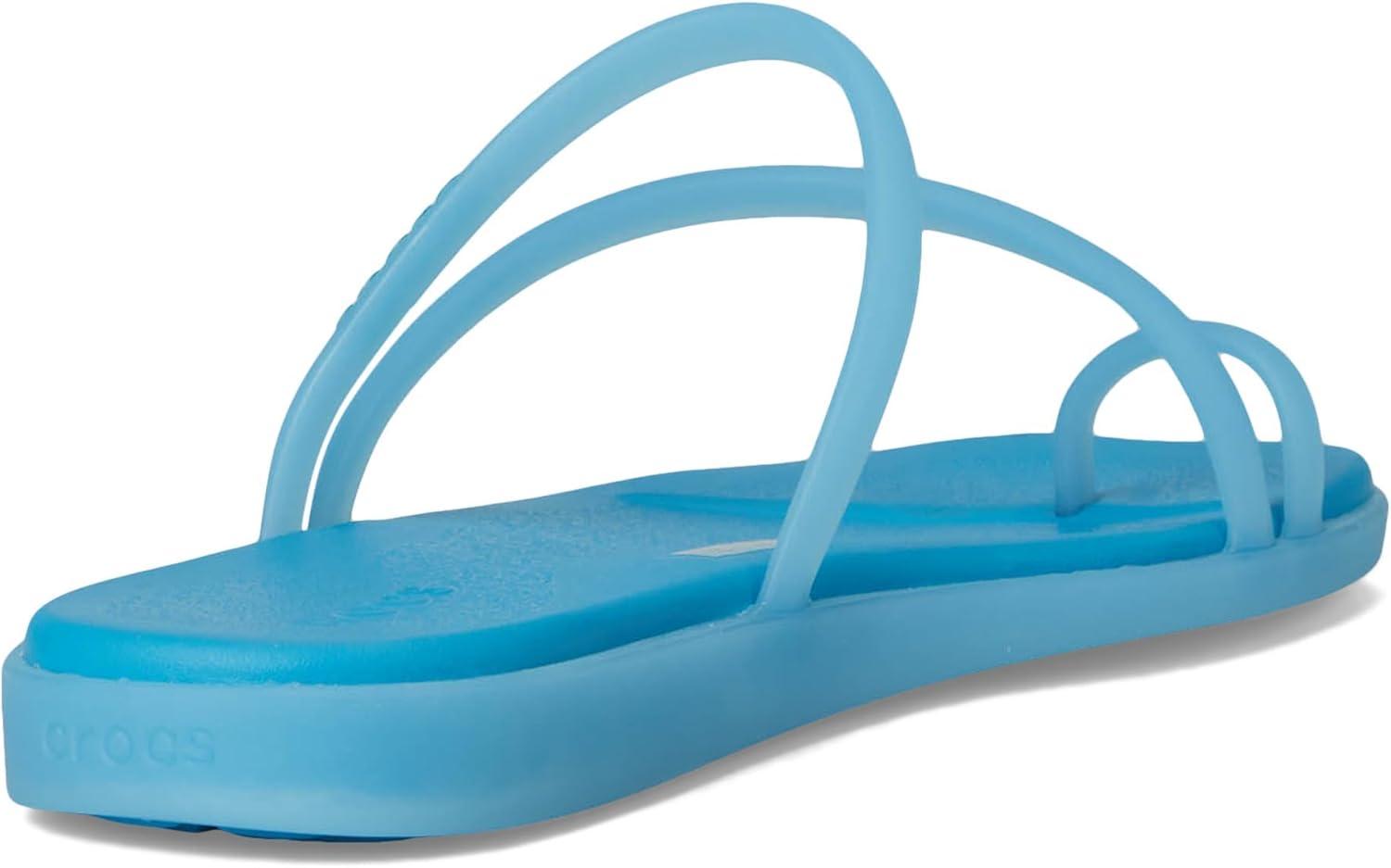 imageCrocs Womens Miami Toe Loop SandalsTinted Glass