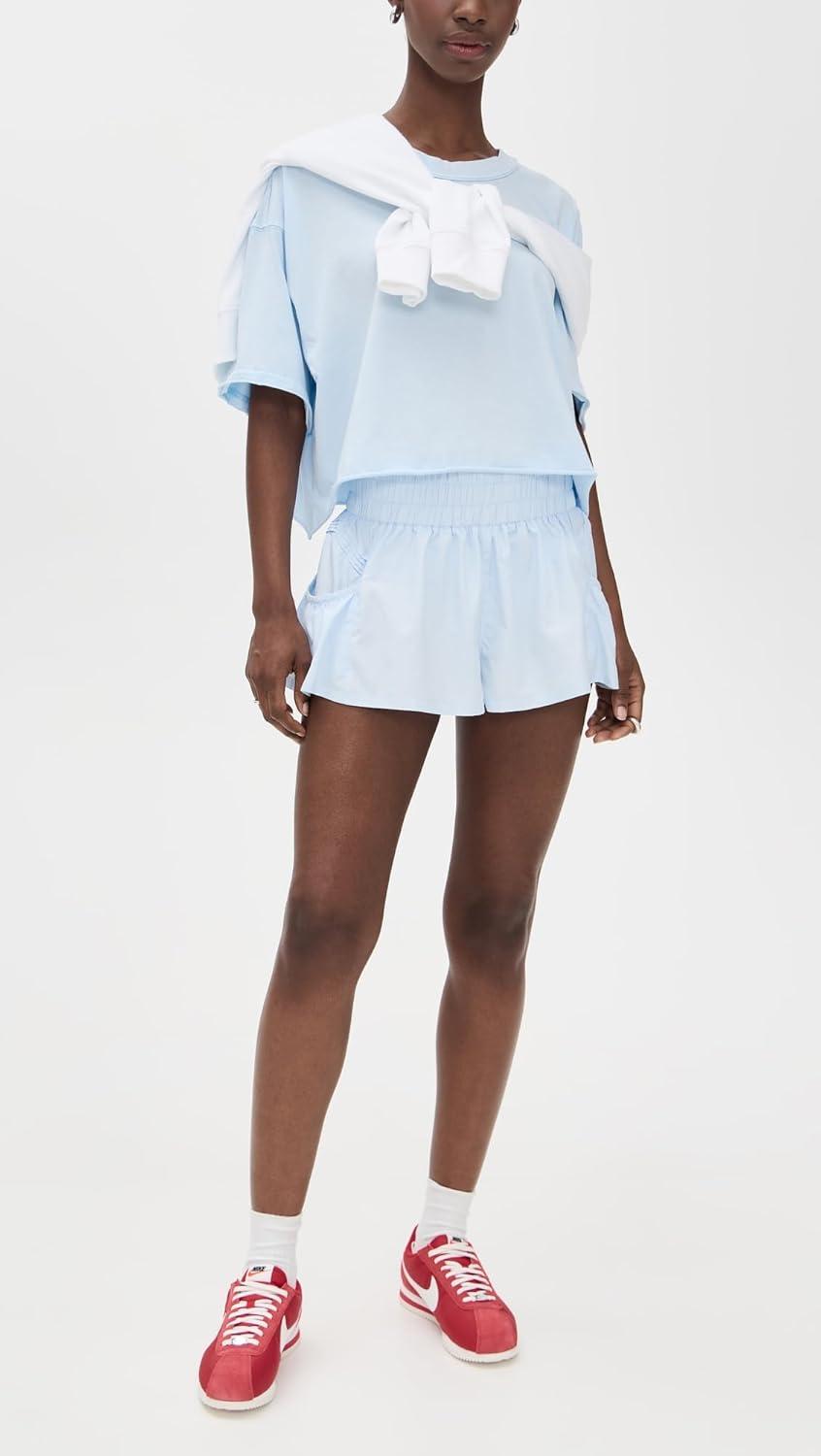 imageFree People Womens Get Your Flirt on ShortsBaseline Blue