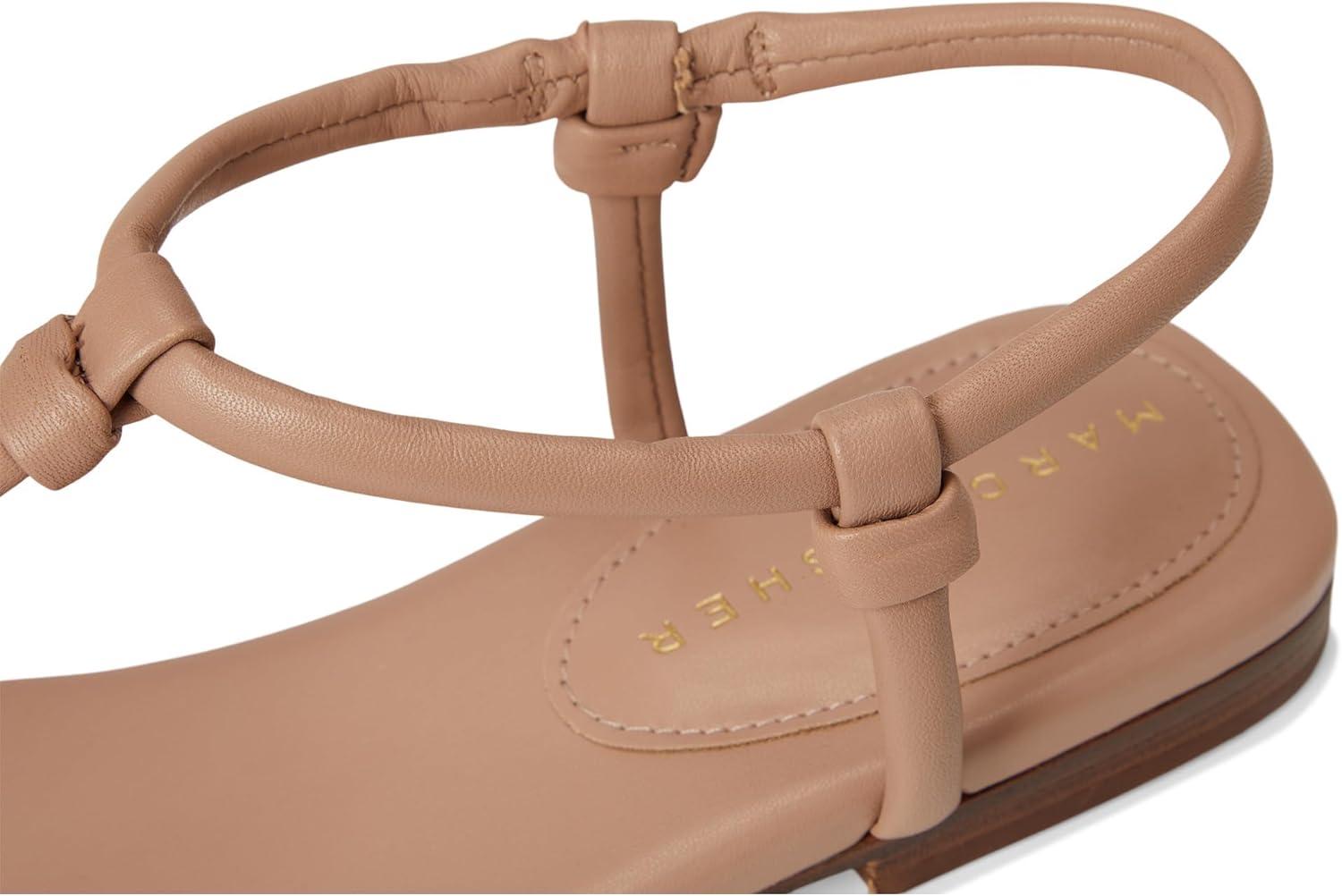 imageMarc Fisher LTD Womens Maycee Flat SandalLight Natural Leather