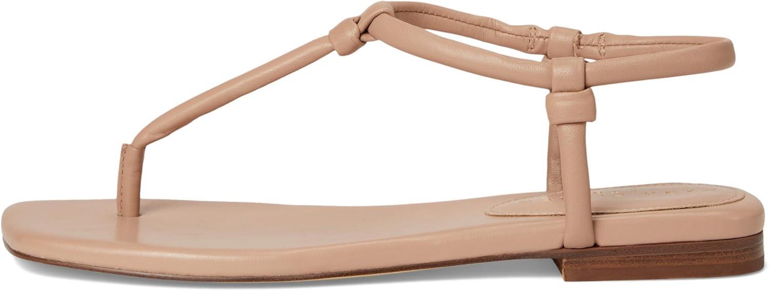 imageMarc Fisher LTD Womens Maycee Flat SandalLight Natural Leather