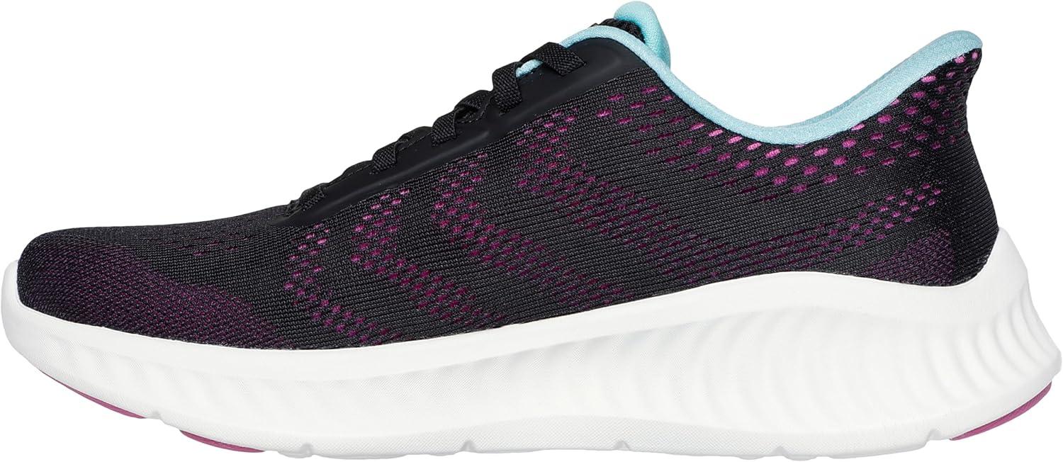 imageSkechers Womens Go Walk Now Hands Free Slipins SneakerBlackPurple