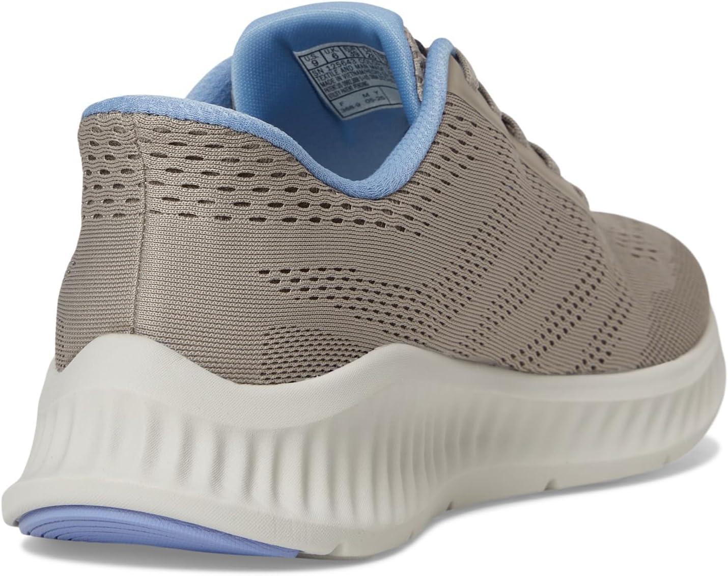 imageSkechers Womens Go Walk Now Hands Free Slipins SneakerTaupeBlue