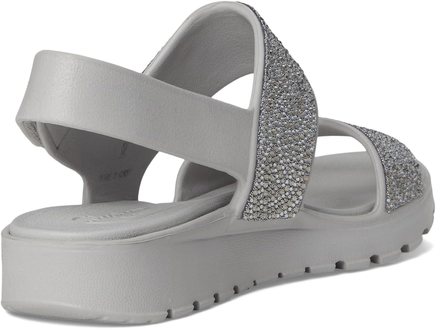 imageSkechers womens Foamies Arch Fit Footsteps Double Band With RhinestonesGrey