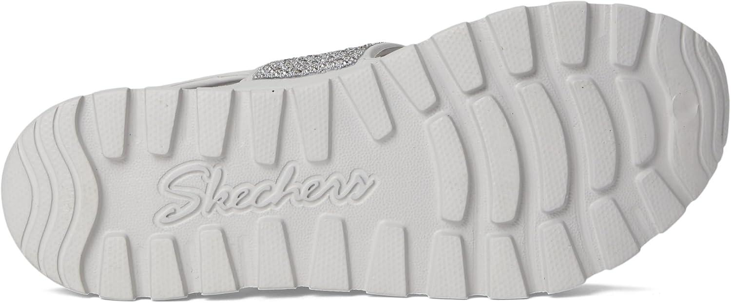 imageSkechers womens Foamies Arch Fit Footsteps Double Band With RhinestonesGrey