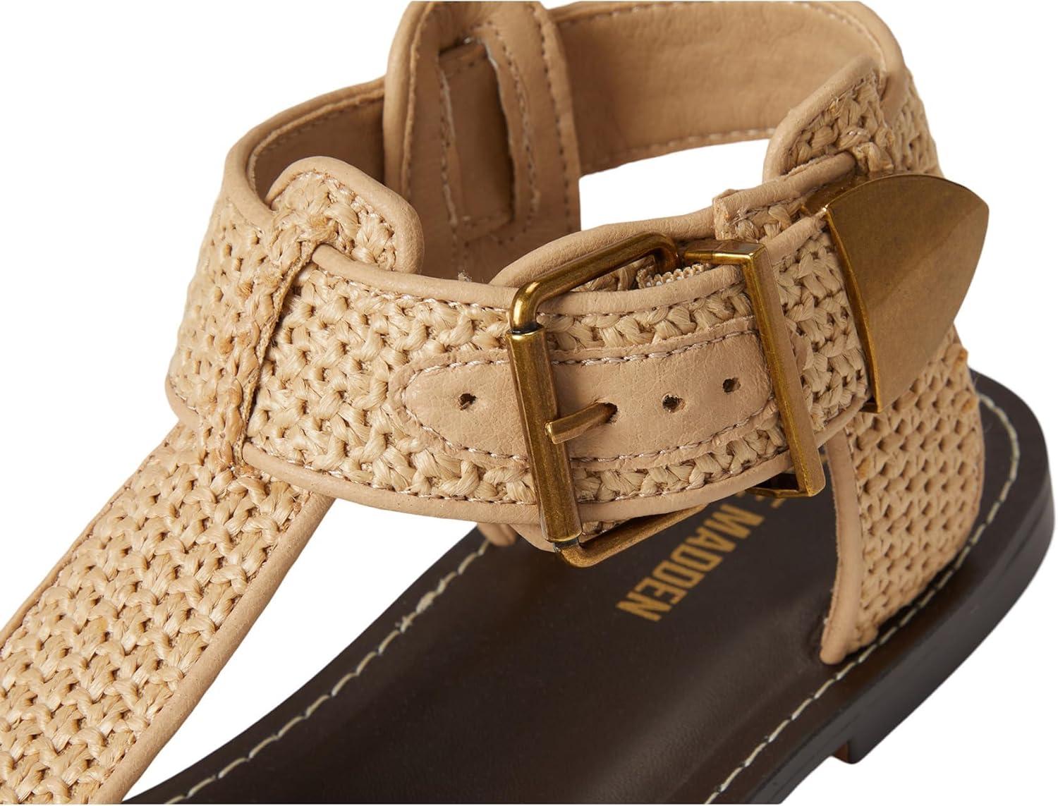 imageSteve Madden Womens Brazinn Flat SandalNatural Raffia